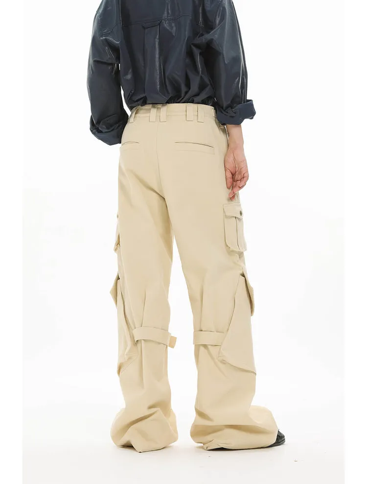 Adjustable strap cargo pants