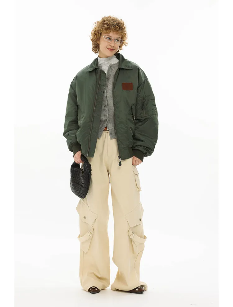 Adjustable strap cargo pants