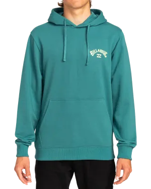 Arch Wave Hoodie in Teal