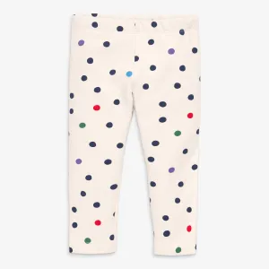 Baby sweatshirt legging in confetti dots