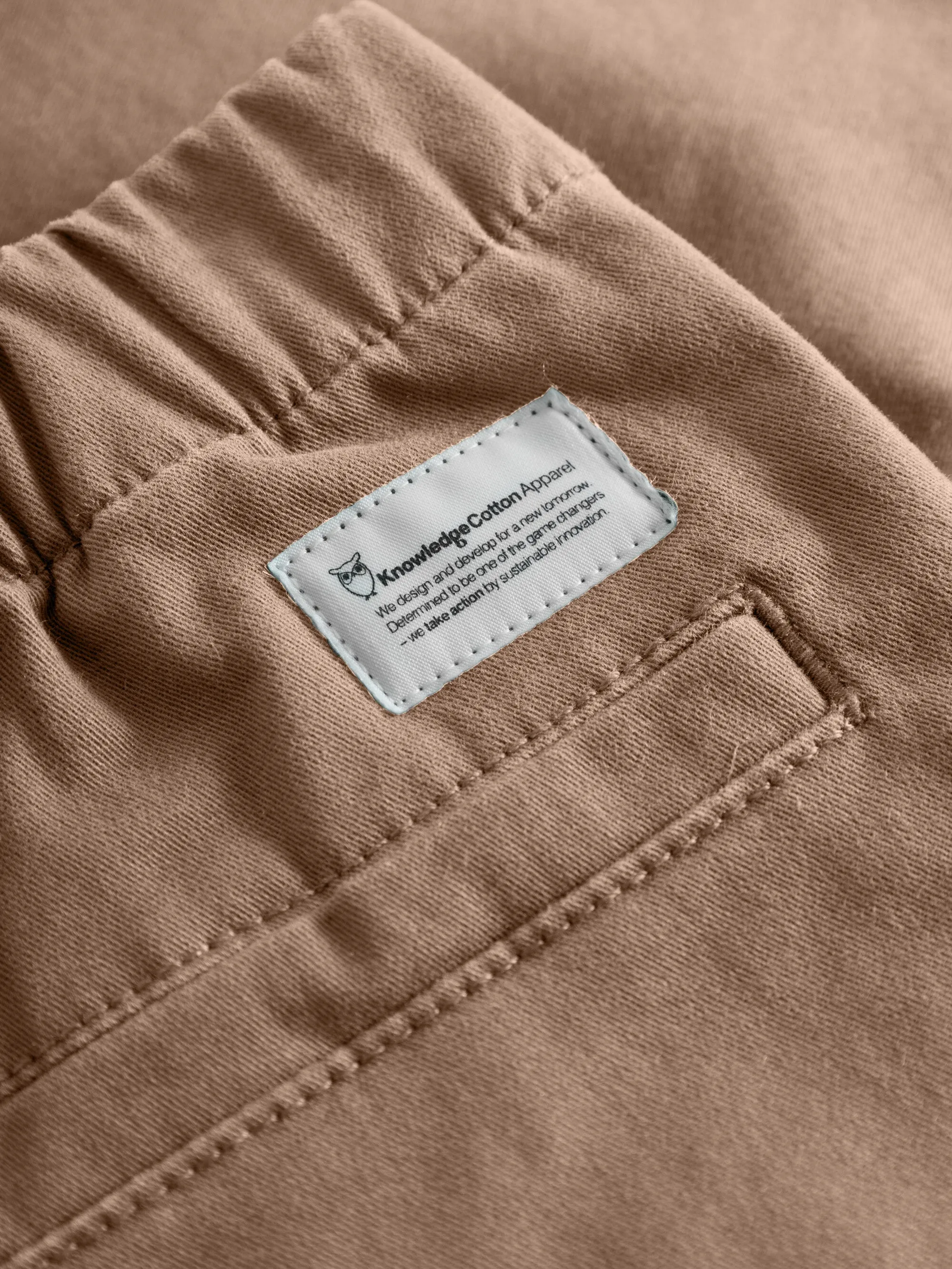 Baggy twill pant belt details - Tuffet