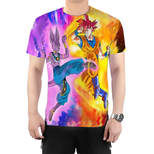 Beerus VS Goku T-Shirt