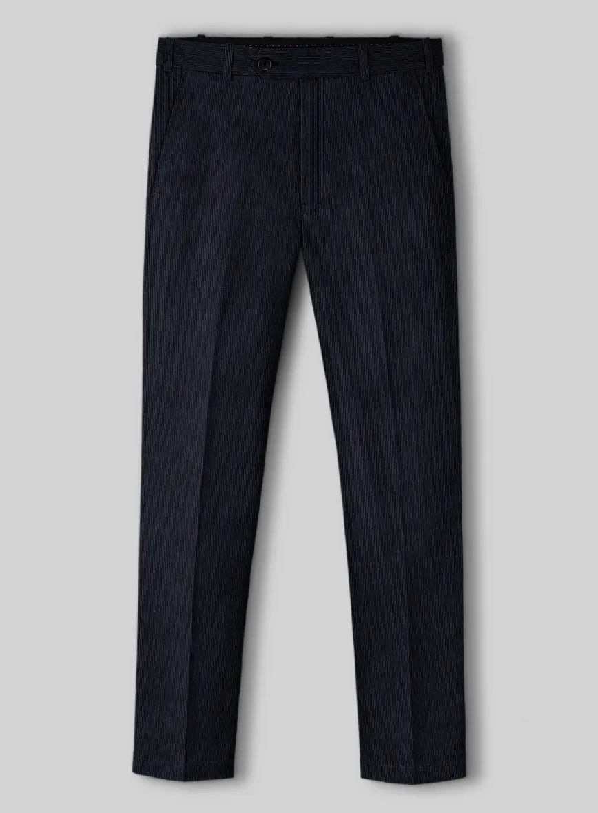 Blue Stretch Pin Corduroy Suit