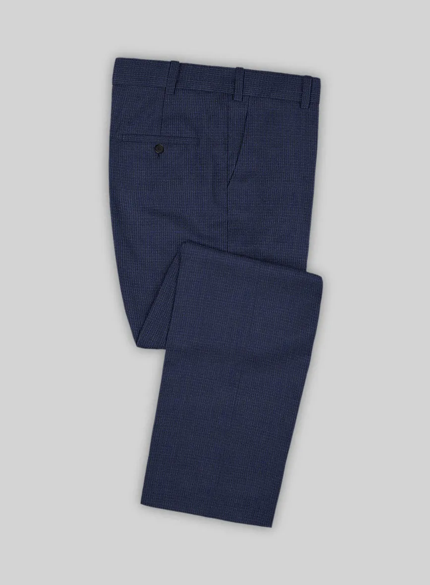 Bristol Blue Grid Suit