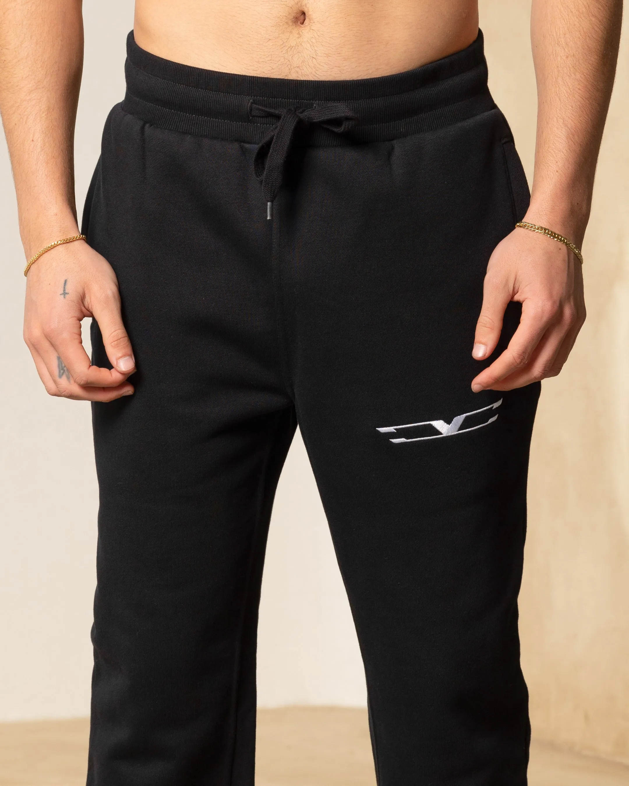 Carre Revolution Baggy Sweatpants Black