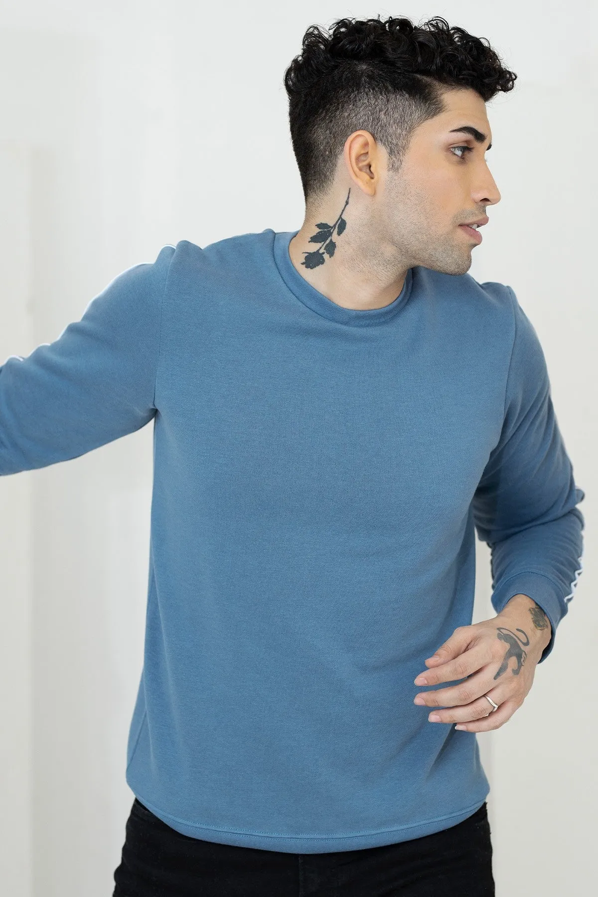 Cerulean Blue Sweatshirt - W21 - MSW010R