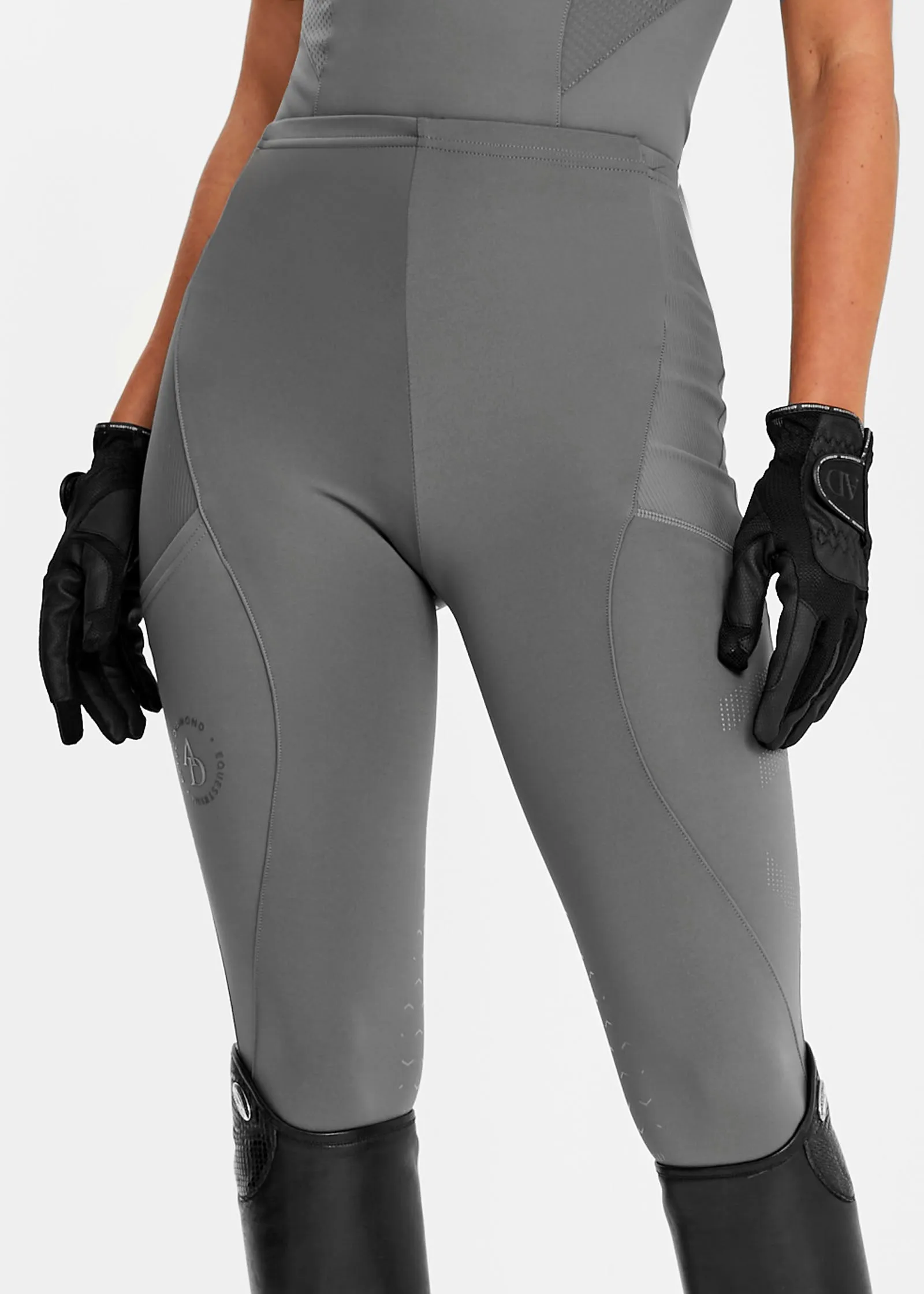 Charcoal Icon Riding Leggings