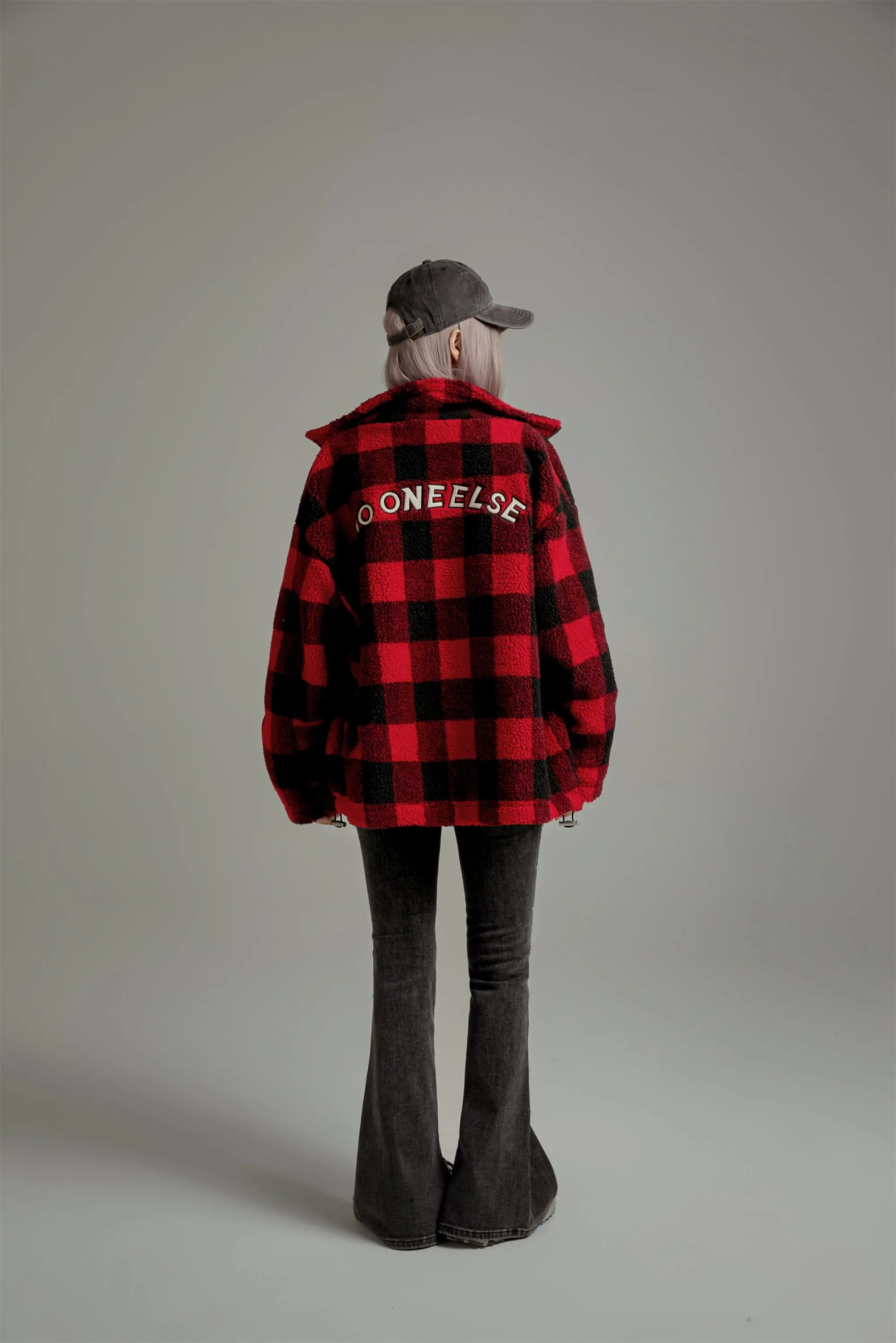 Classic Check Fleece Zip-Up Jacket