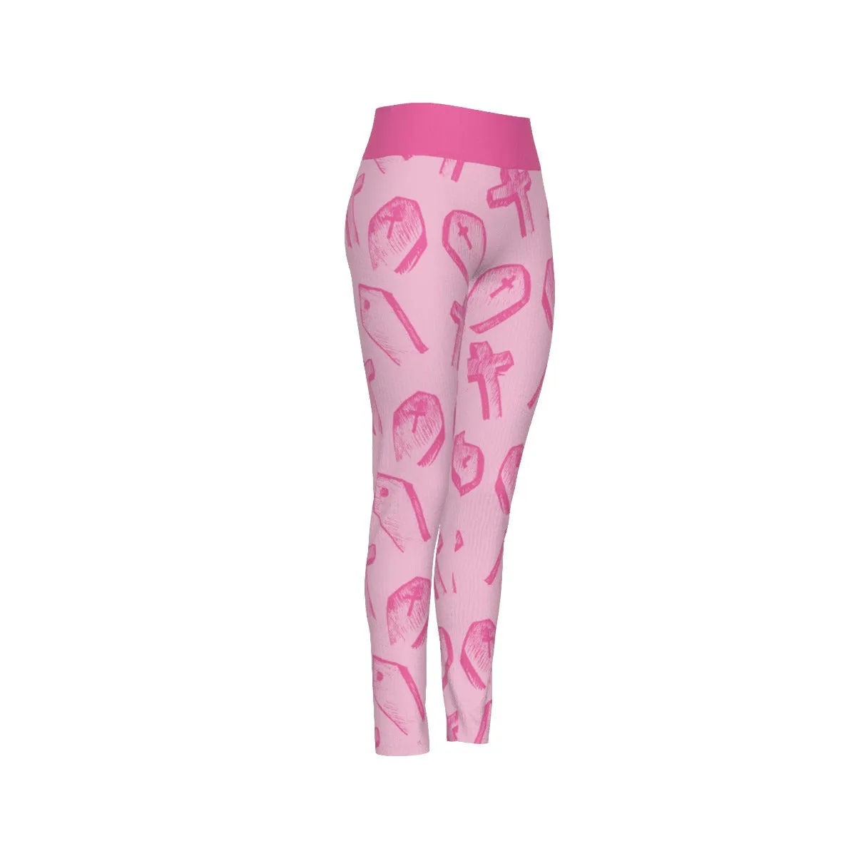 Dead Pink High Waist Leggings