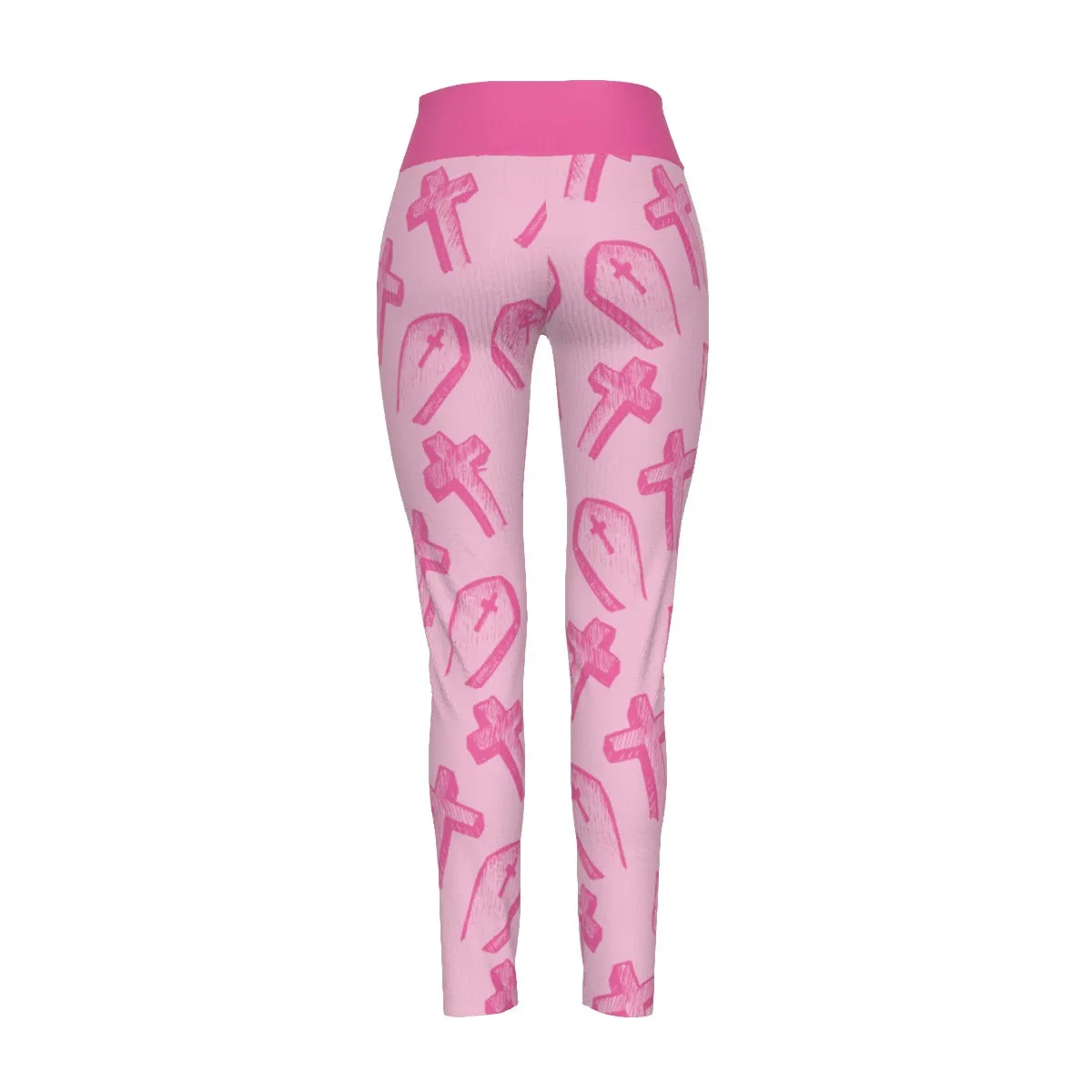 Dead Pink High Waist Leggings