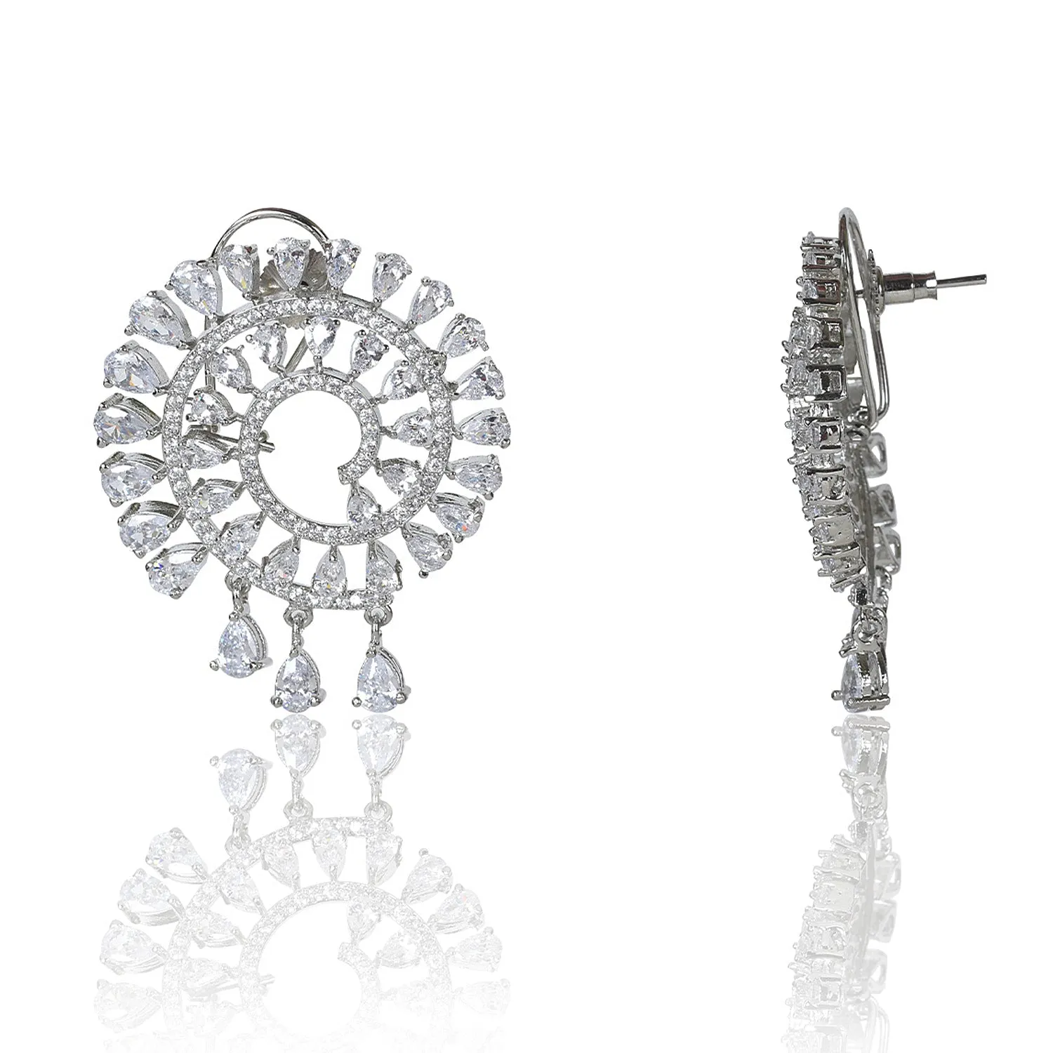 Diamante Cubic Zirconia Tops earrings