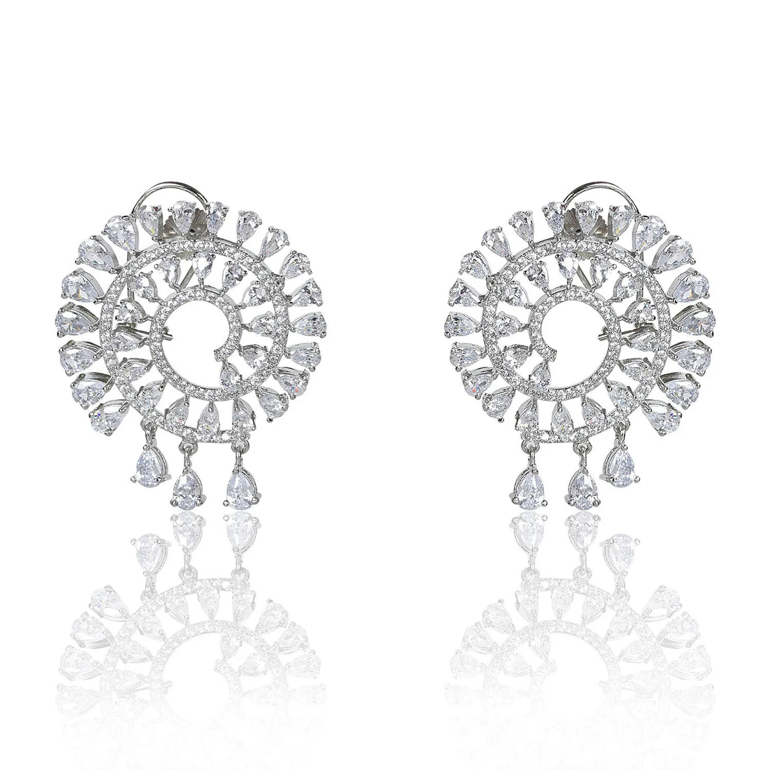 Diamante Cubic Zirconia Tops earrings