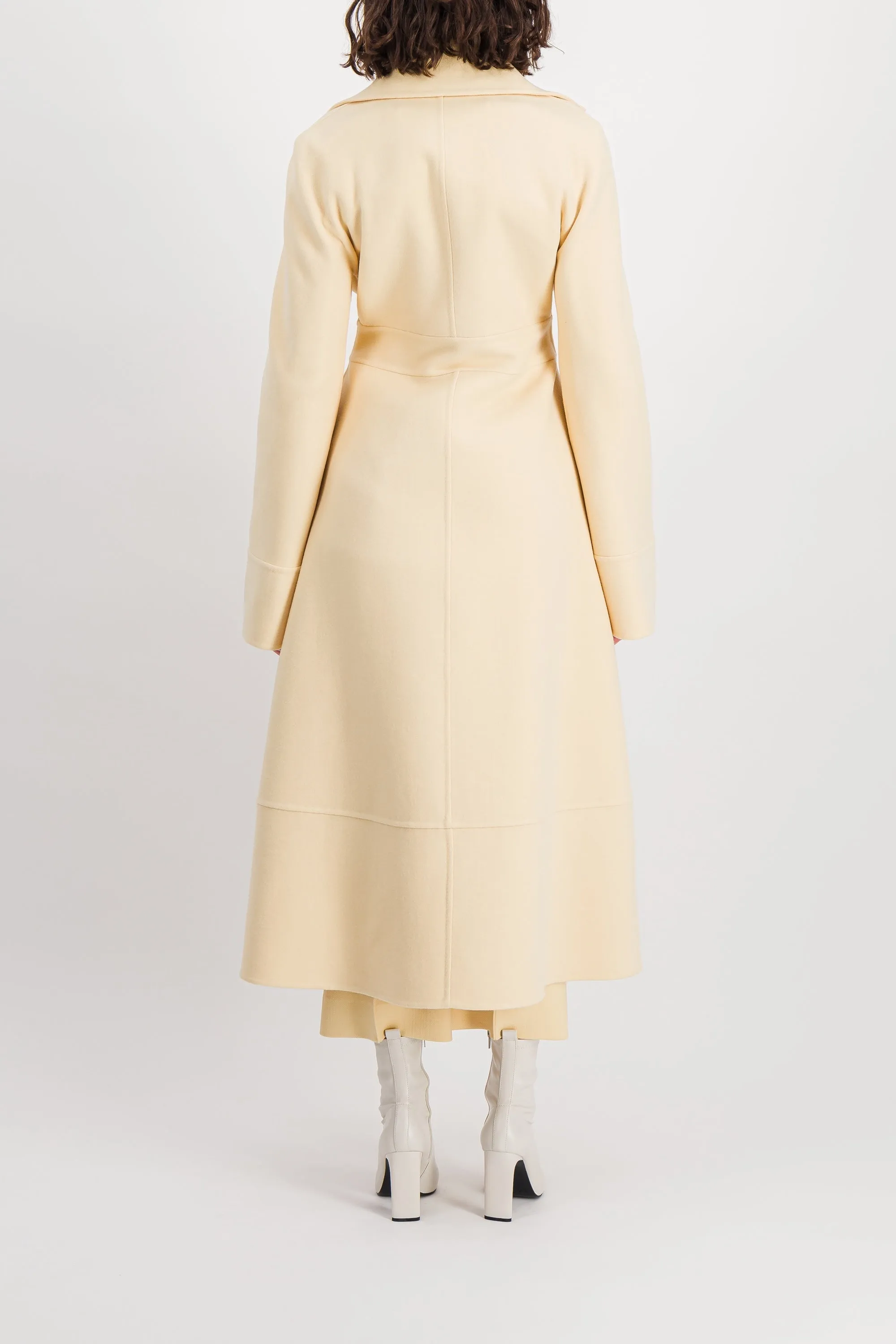 Double face loose wool coat