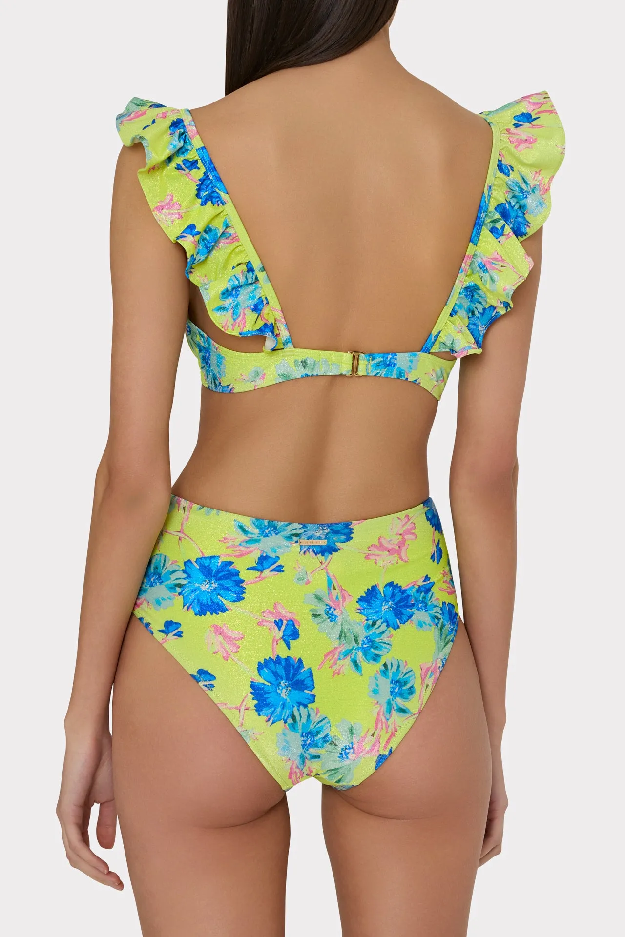 Floating Cosmos Front Tie Bikini Bottom