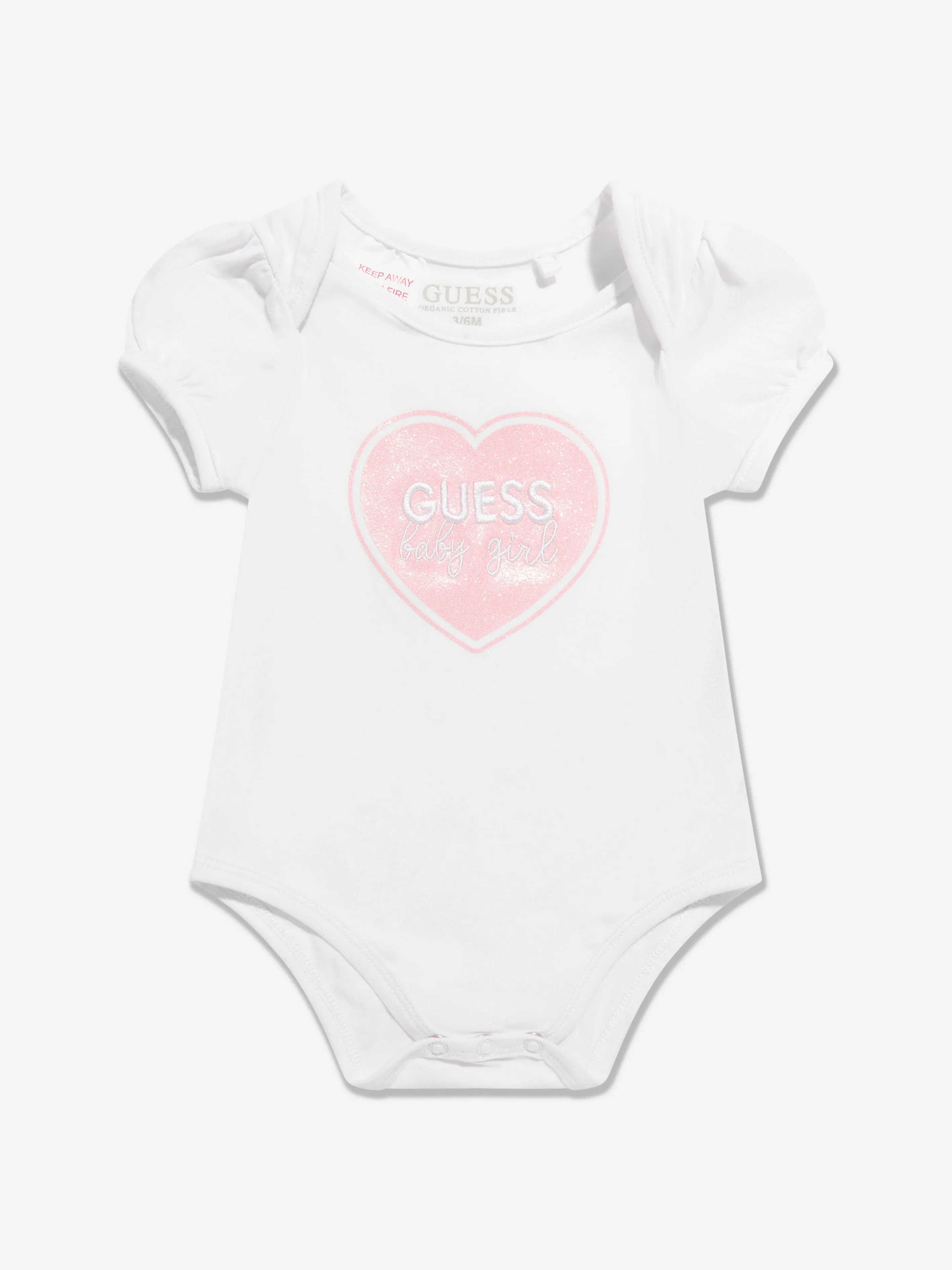 Guess Baby Girls 3 Piece Tracksuit Set in Pink