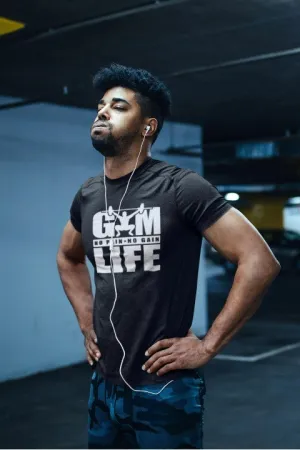 Gym T shirts Slogan 'Gym Life'