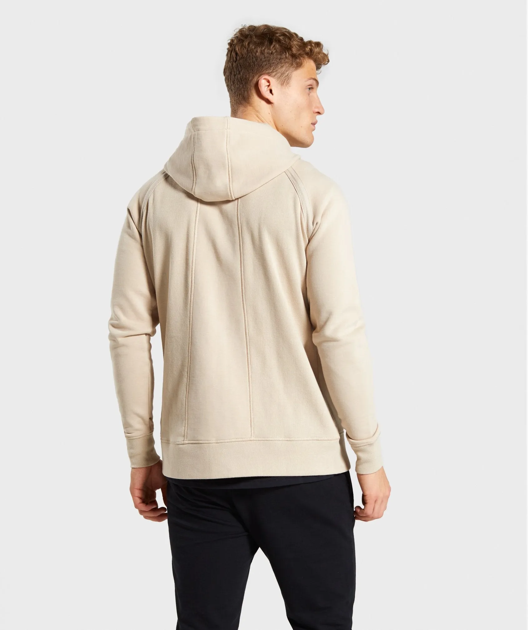 Gymshark Compound Zip Hoodie - Sand