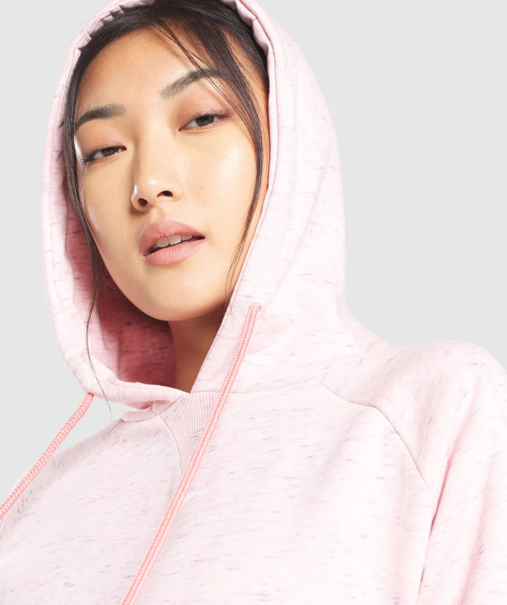 Gymshark Sol Lift Oversized Hoodie - Coral Marl