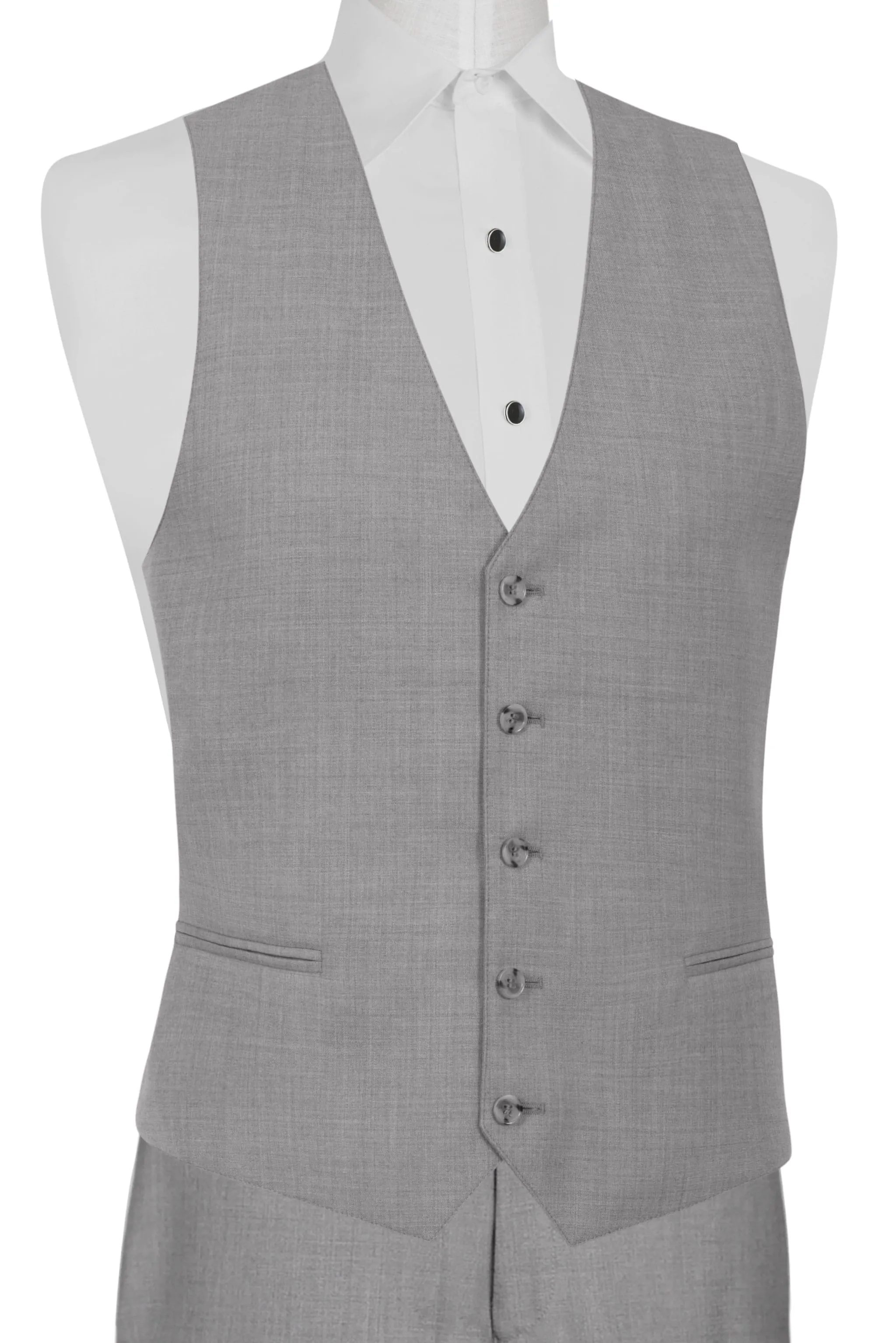 Heather Grey Clayton Suit Separates Vest