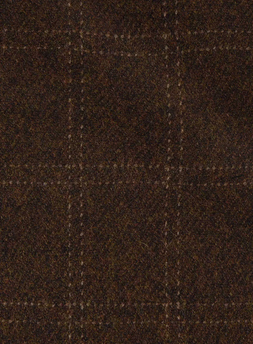 Highlander Brown Windowpane Tweed Suit