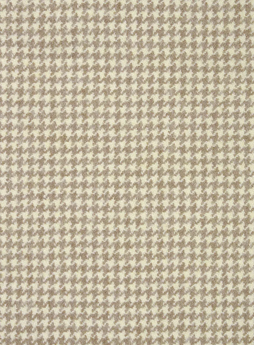 Highlander Heavy Beige Houndstooth Tweed Suit