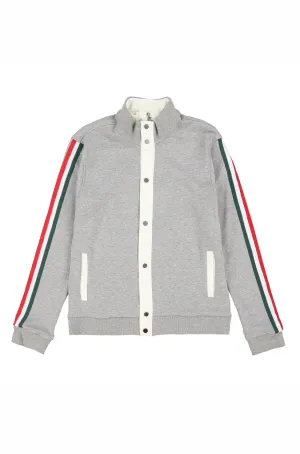 JOMO DOUBLE TRACK JACKET (HEATHER GREY)