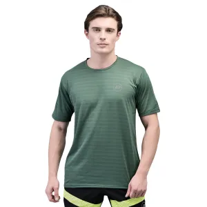 KI Dry Fit Dark Green Active Wear T-Shirts - Performance Gear for Gym Enthusiasts and Outdoor Athletes