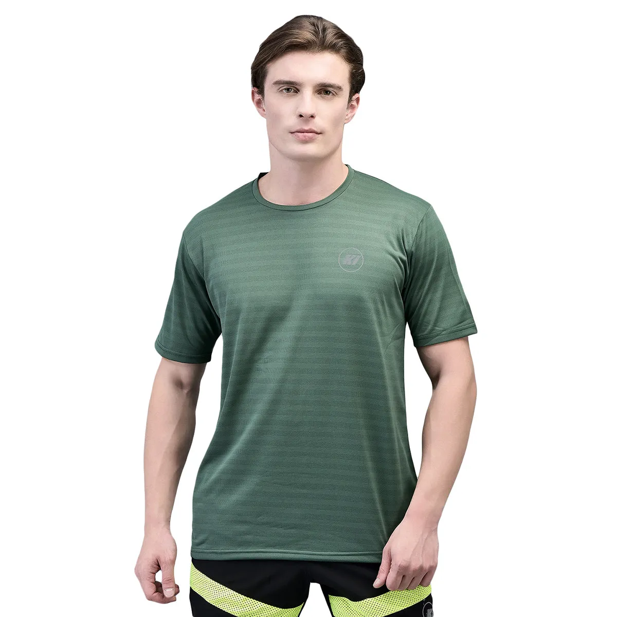 KI Dry Fit Dark Green Active Wear T-Shirts - Performance Gear for Gym Enthusiasts and Outdoor Athletes