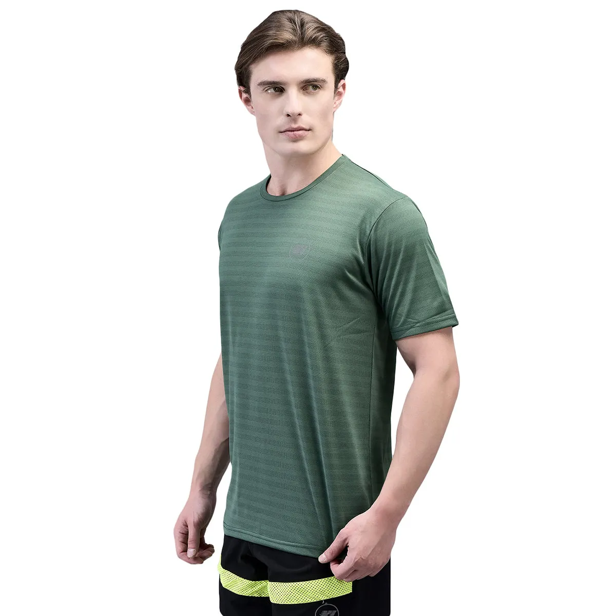 KI Dry Fit Dark Green Active Wear T-Shirts - Performance Gear for Gym Enthusiasts and Outdoor Athletes