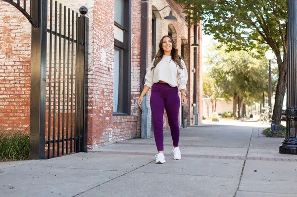 Kinsley Full Length Purple Leggings