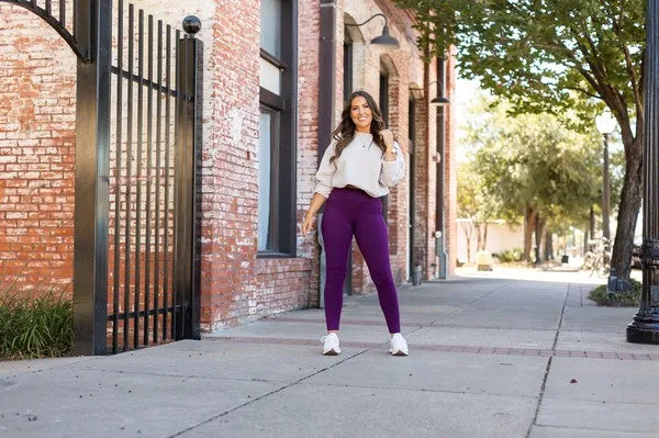 Kinsley Full Length Purple Leggings