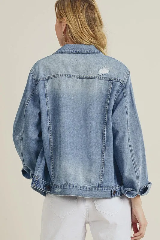 Medium Wash Classic Denim Jacket