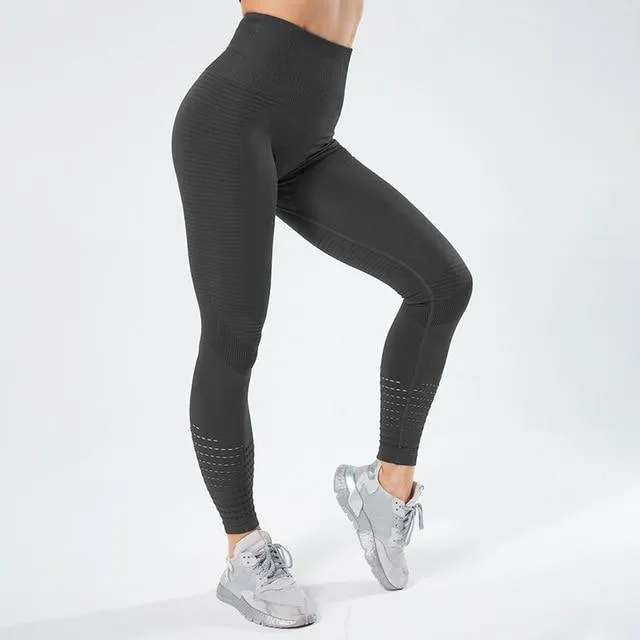 Mesh Breathable Push Up Leggings