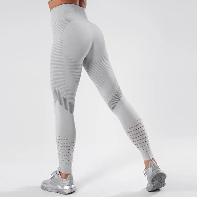 Mesh Breathable Push Up Leggings