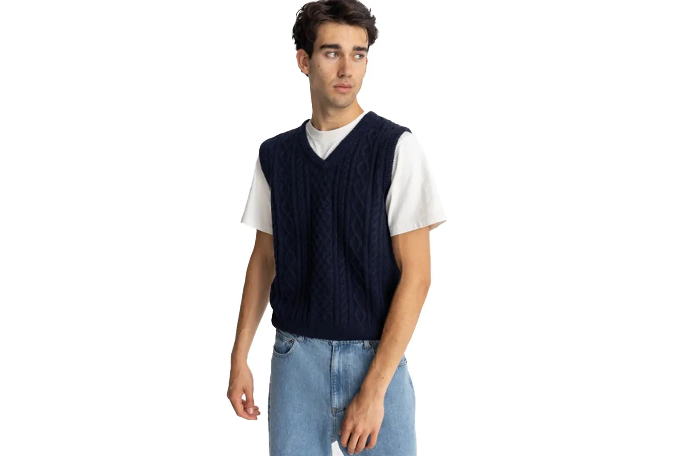 MOHAIR KNIT VEST