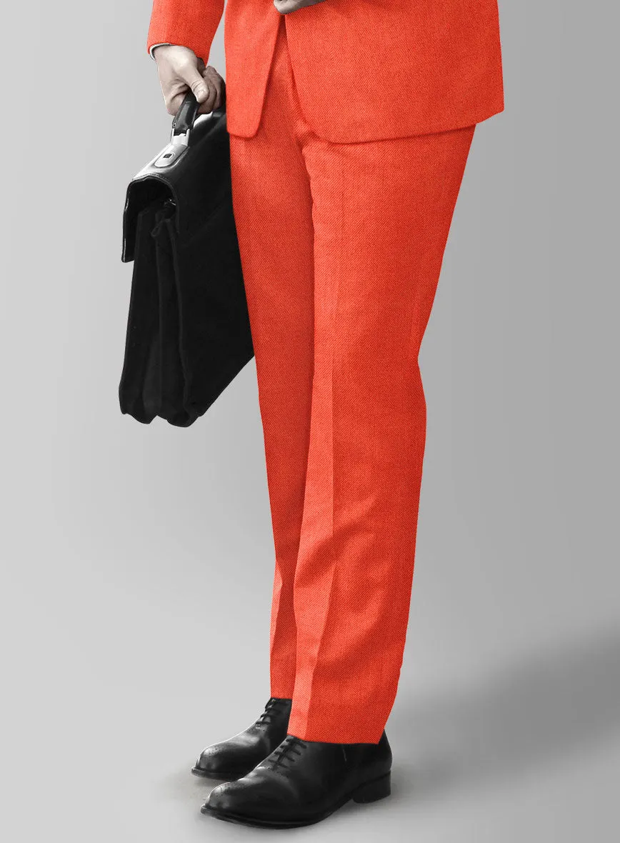 Muted Neon Orange Suit