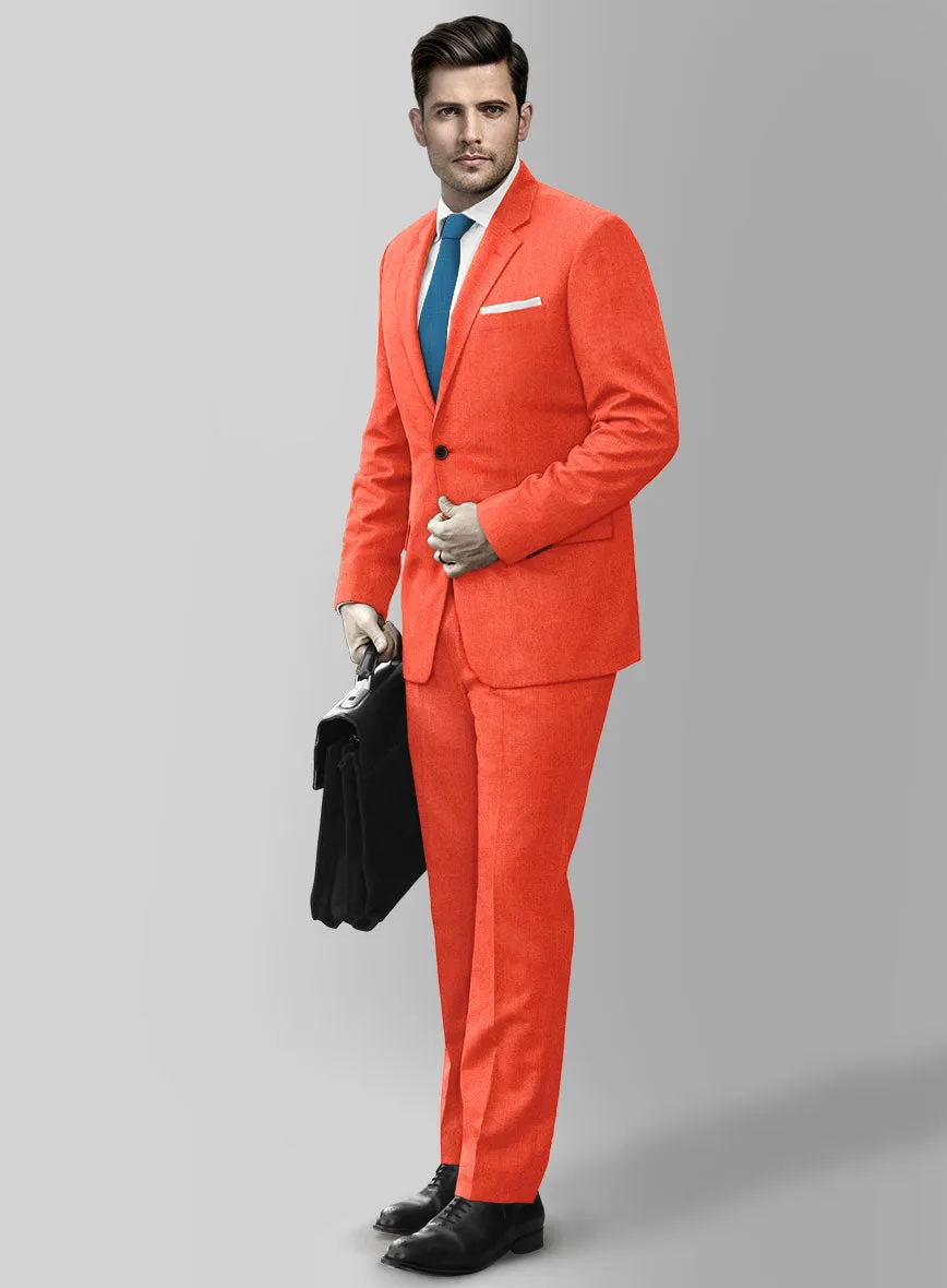 Muted Neon Orange Suit