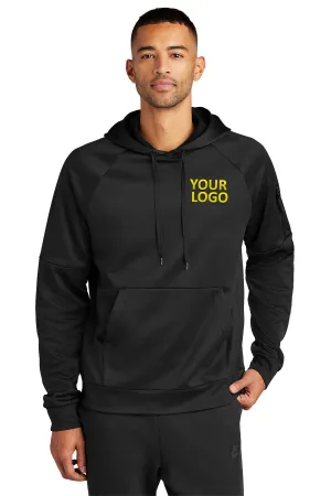 Nike Therma-FIT Pocket Pullover Branded Hoodies, Black