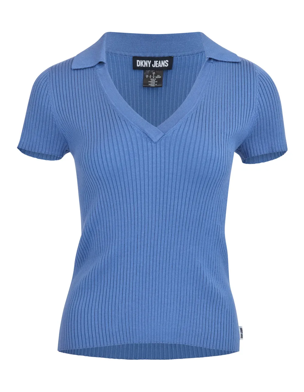 Rayon Lurex Yarn Short Sleeve Sweater