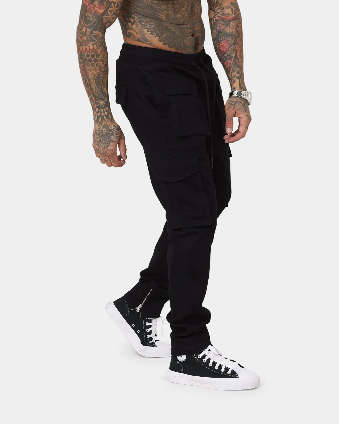 Saint Morta Infantry Cargo Pants Black