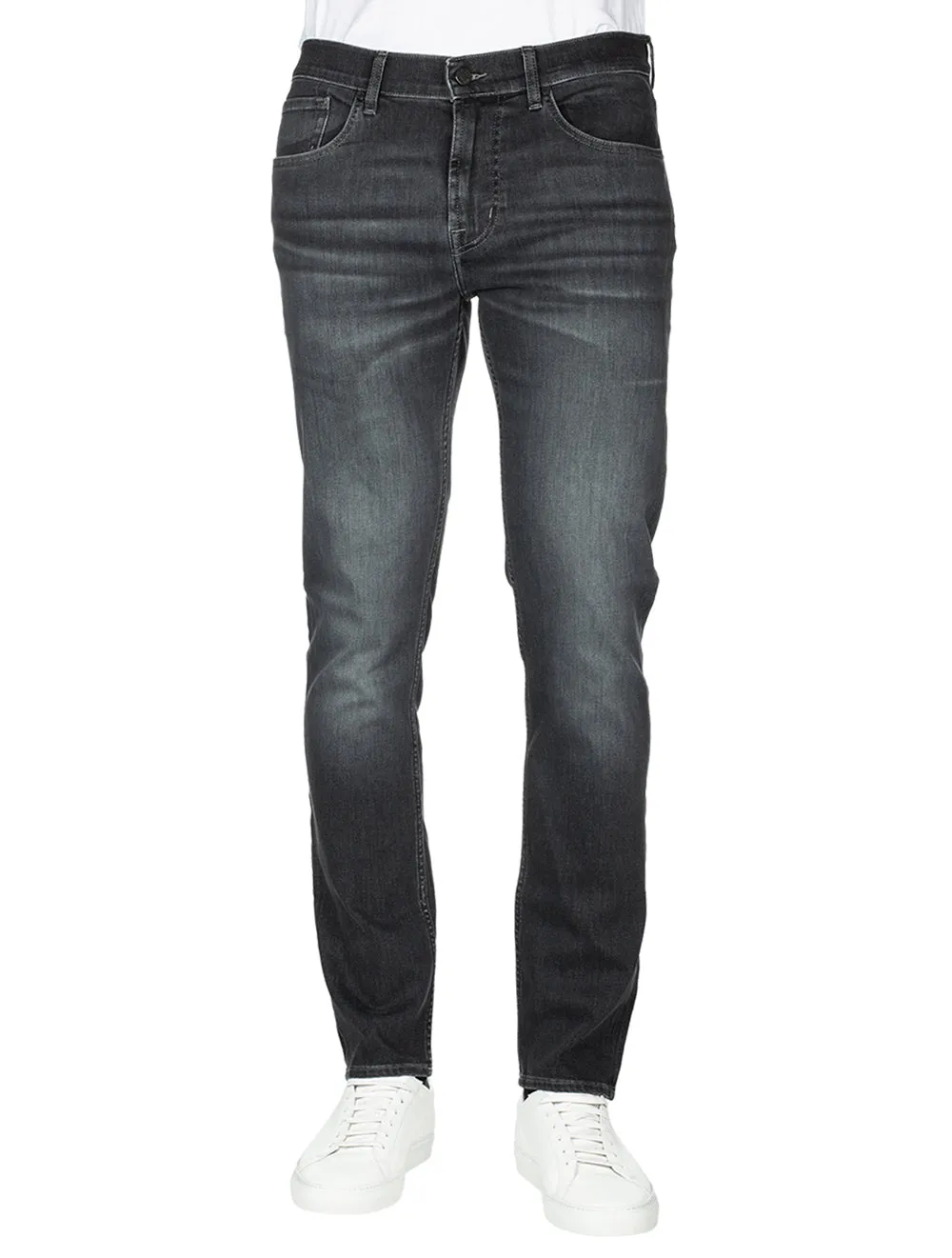 Seven Slimmy Tapered Luxe Performance Jeans Grey