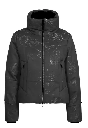 Sportalm Black Jacquard Ski Jacket 1820546410