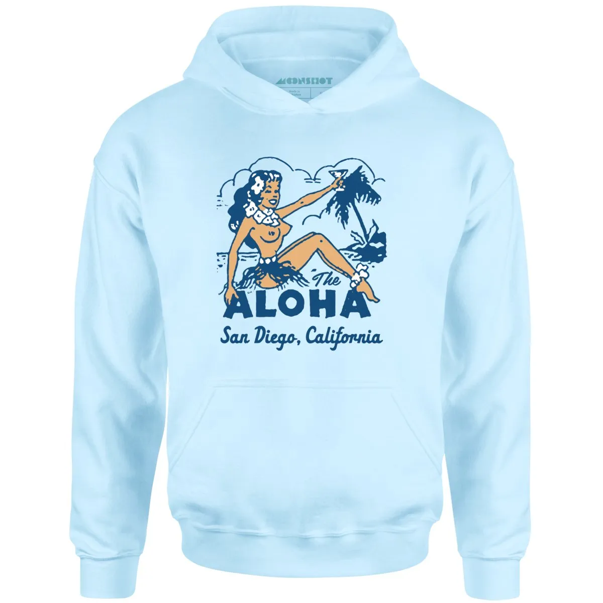 The Aloha - San Diego, CA - Vintage Tiki Bar - Unisex Hoodie