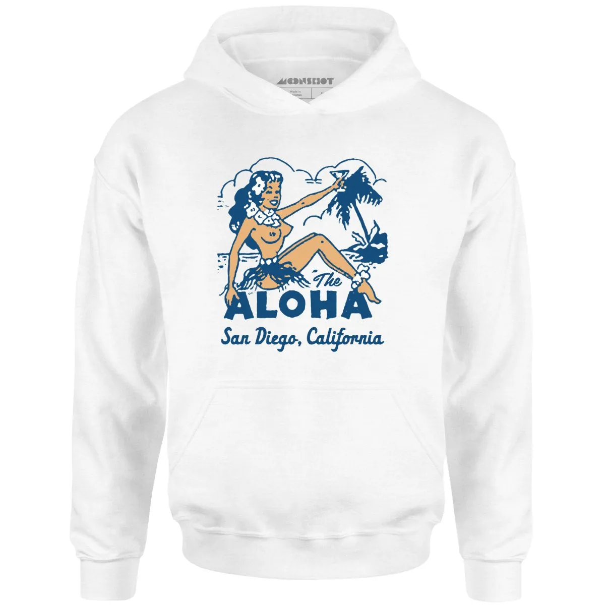 The Aloha - San Diego, CA - Vintage Tiki Bar - Unisex Hoodie