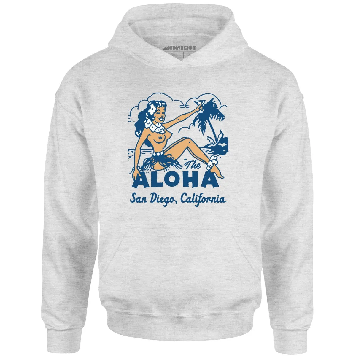 The Aloha - San Diego, CA - Vintage Tiki Bar - Unisex Hoodie