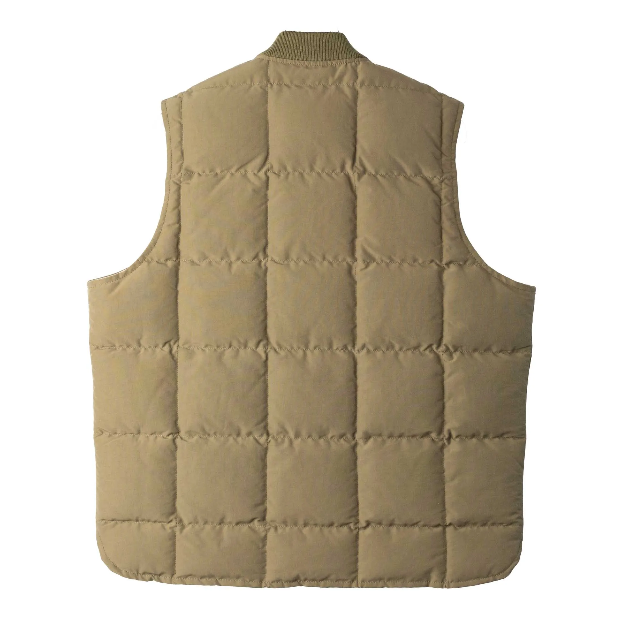 The Real McCoy's Cotton/Nylon Down Vest Olive