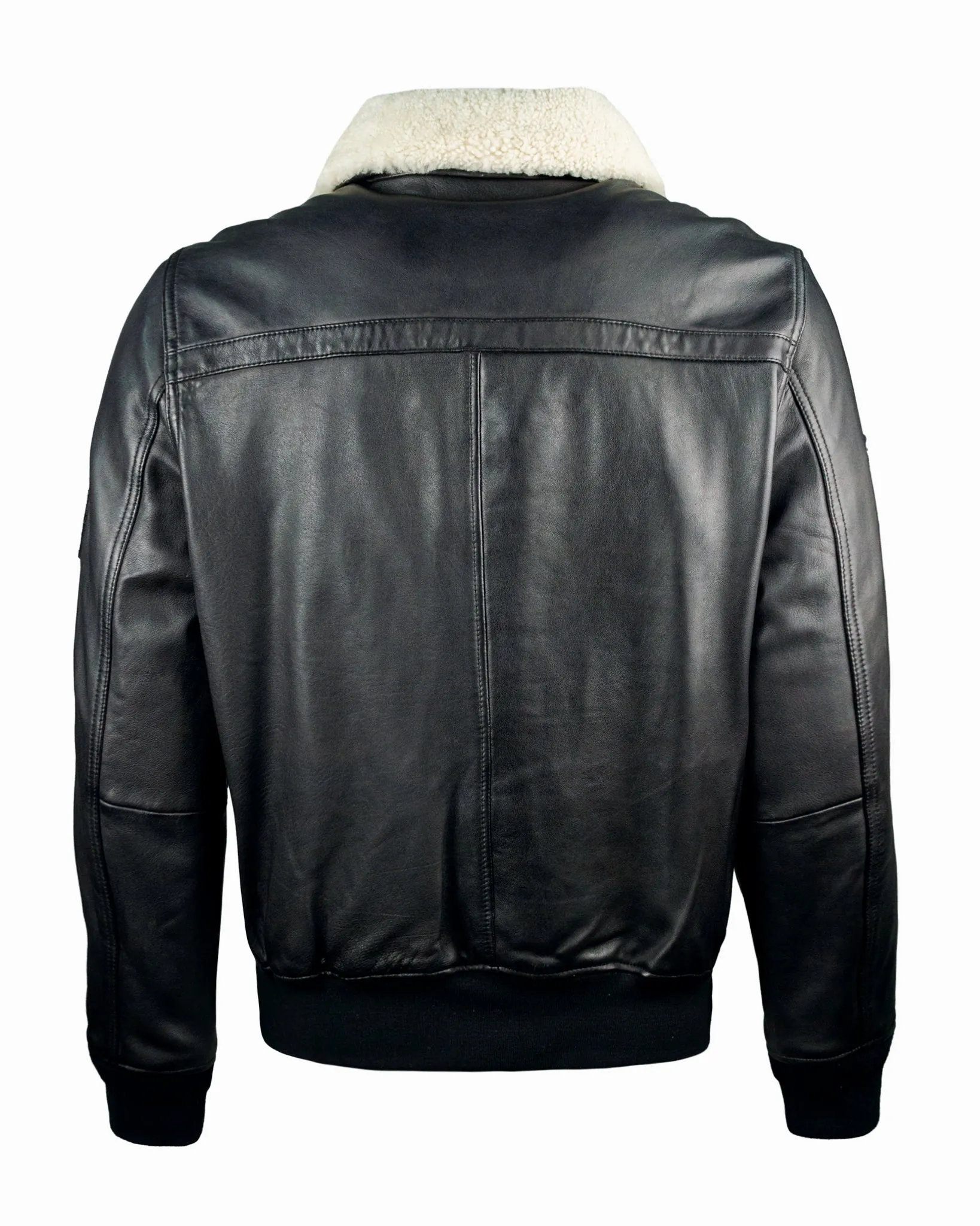 TOP GUN® AVIATOR LUXURY LEATHER BOMBER