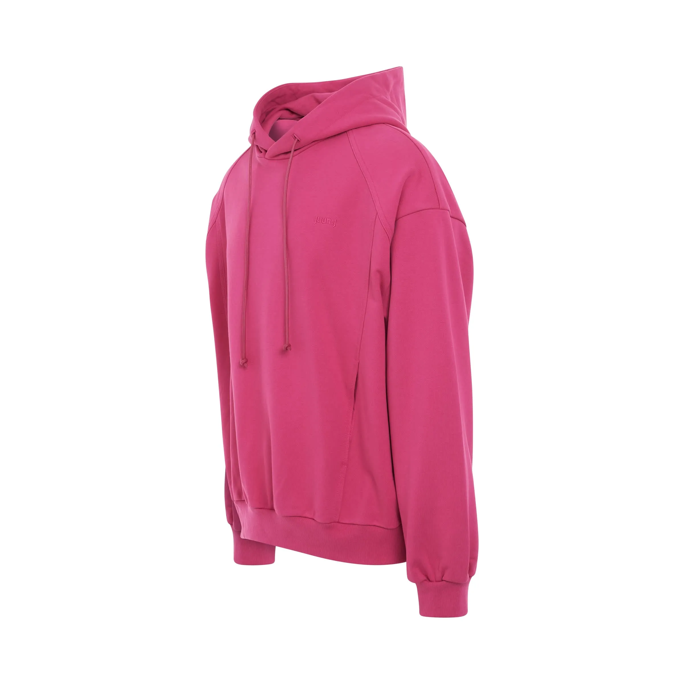 Triple Stitch Hoodie in Pink