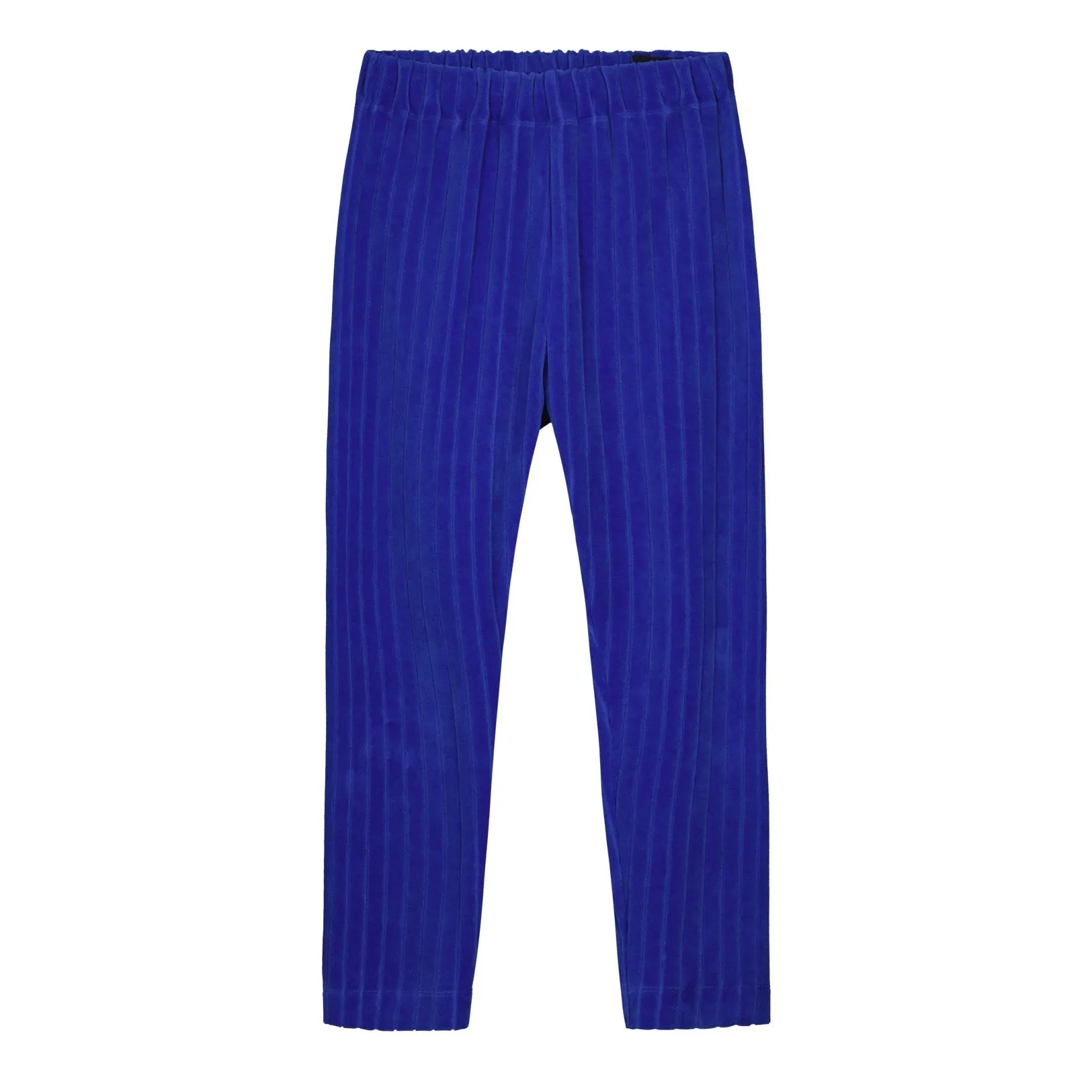 Velour pants- dazzling blue