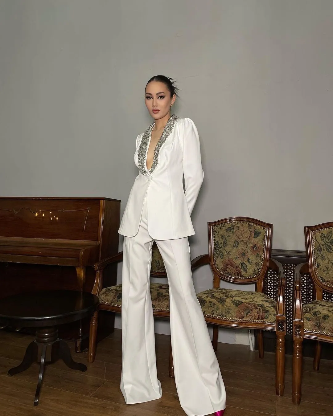 White Layla Pant Suit